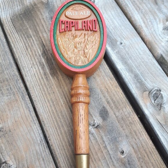 Vintage Capilano Pale Ale Wooden Tap Handle Britis - Picture 3 of 6